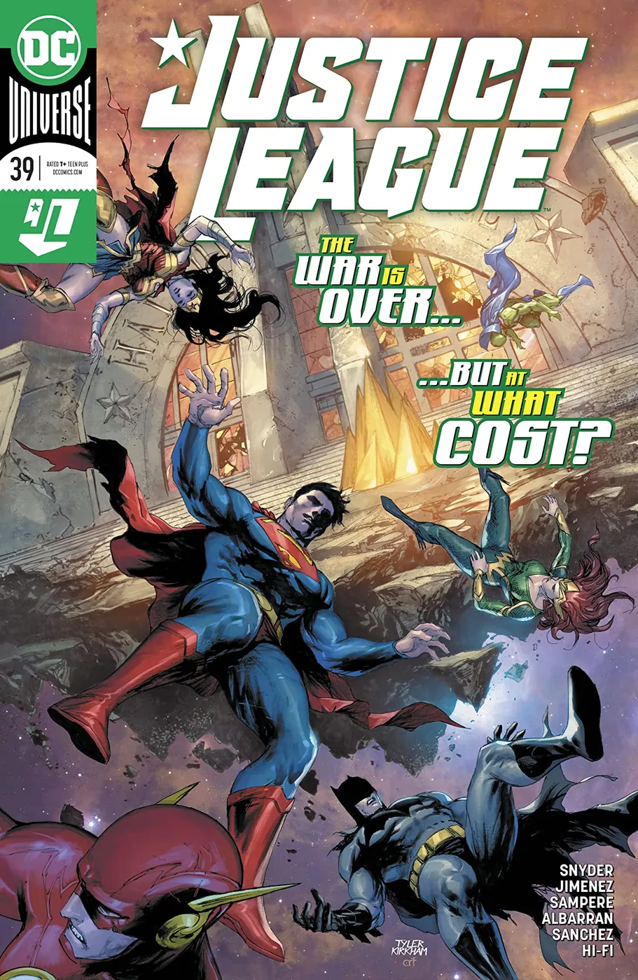 Cover of Justice League #39