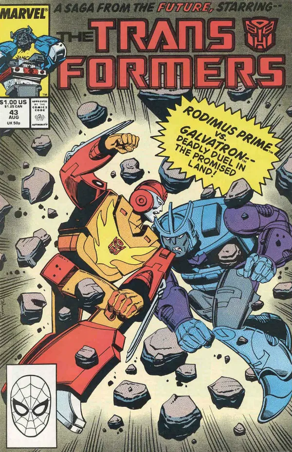 Cover of The Transformers #43