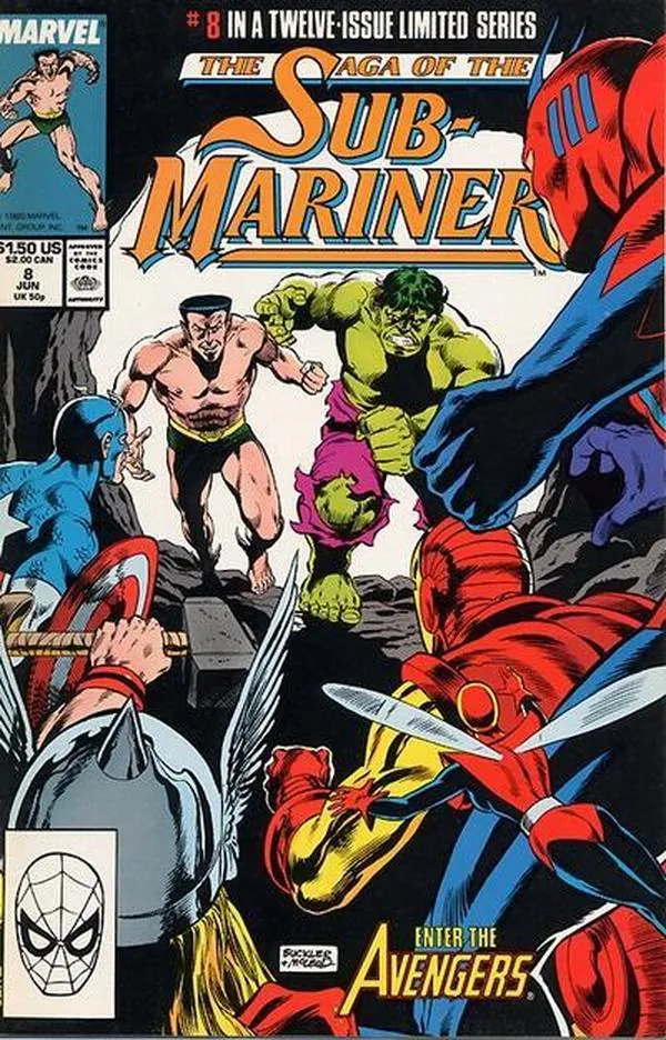 Cover of Saga of the Sub-Mariner #8