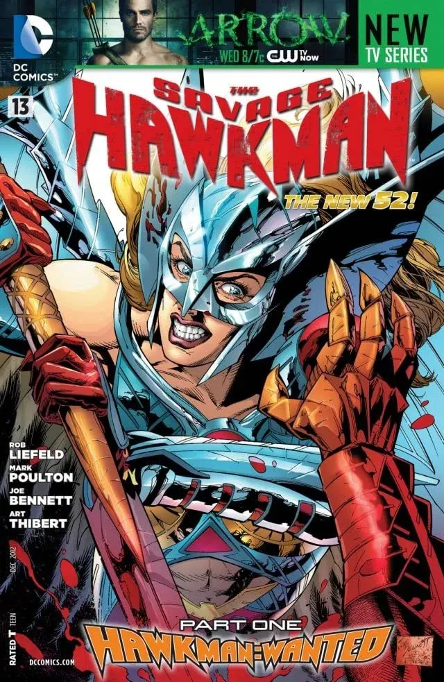 Cover of The Savage Hawkman #13