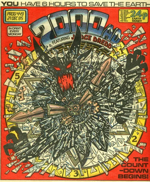 Cover of 2000 AD #449
