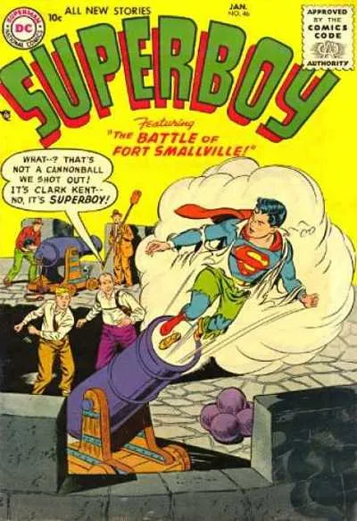Cover of Superboy #46
