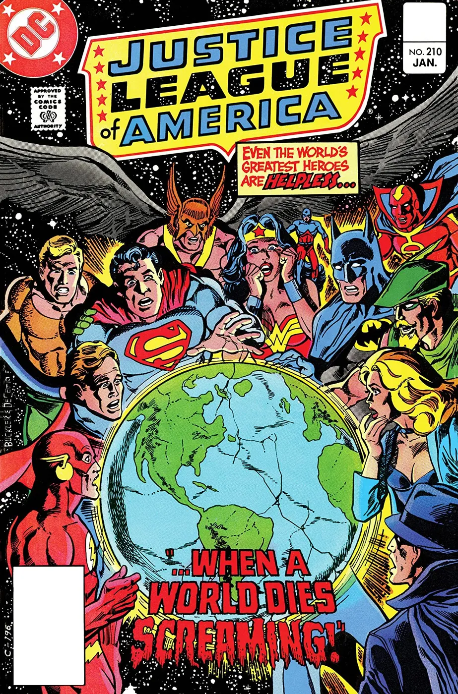 Cover of Justice League of America #210
