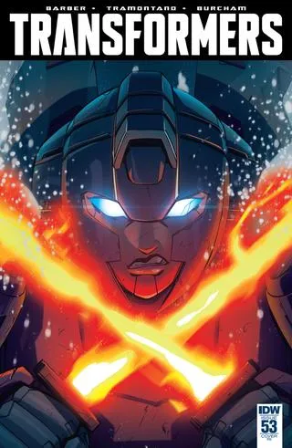 Cover of The Transformers #53