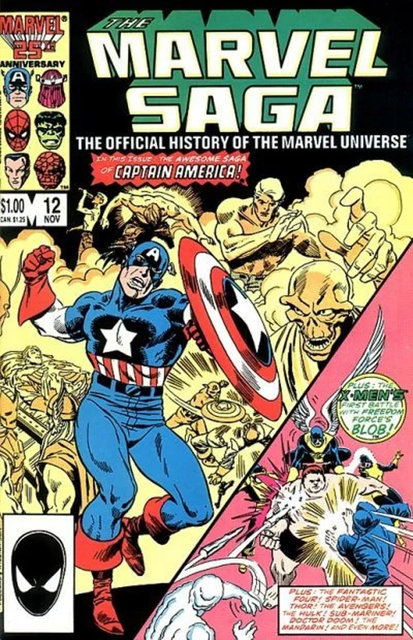 Cover of The Marvel Saga the Official History of the Marvel Universe #12
