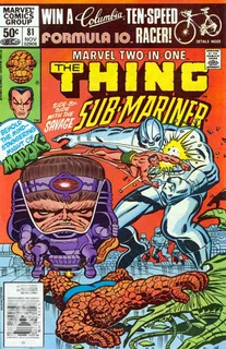Cover of Marvel Two-in-One #81