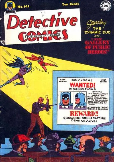 Cover of Detective Comics #141
