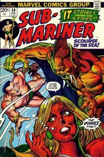 Cover of Sub-Mariner #58