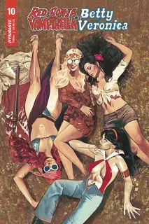 Cover of Red Sonja and Vampirella Meet Betty and Veronica #10
