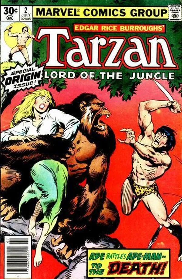 Cover of Tarzan #2