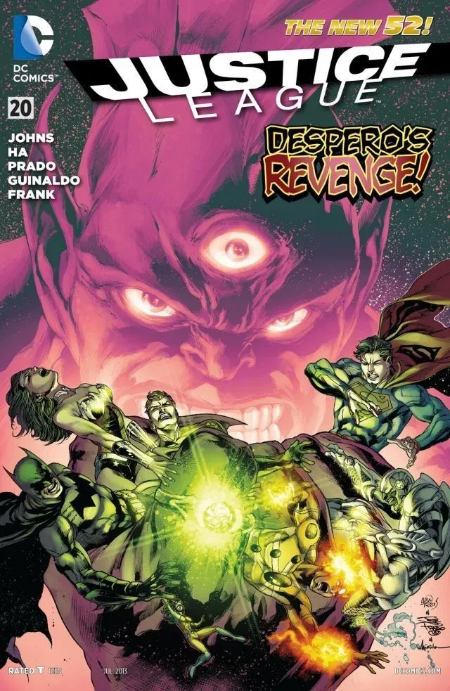 Cover of Justice League #20