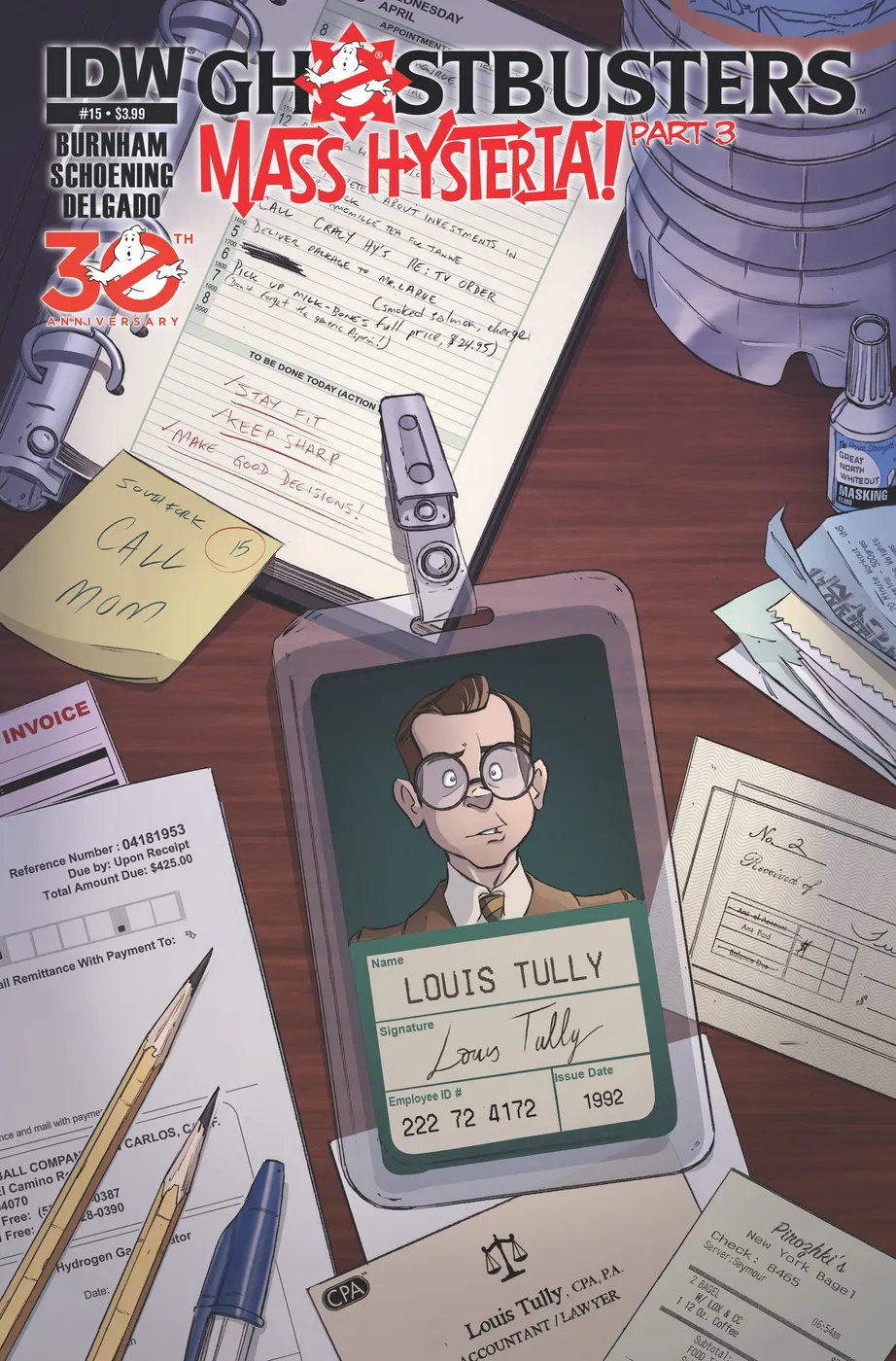 Cover of Ghostbusters #15