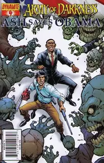 Cover of Army of Darkness: Ash Saves Obama #4