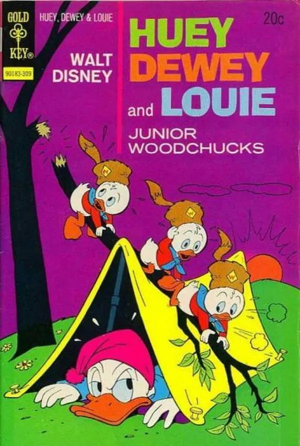 Cover of Walt Disney Huey, Dewey and Louie Junior Woodchucks #22