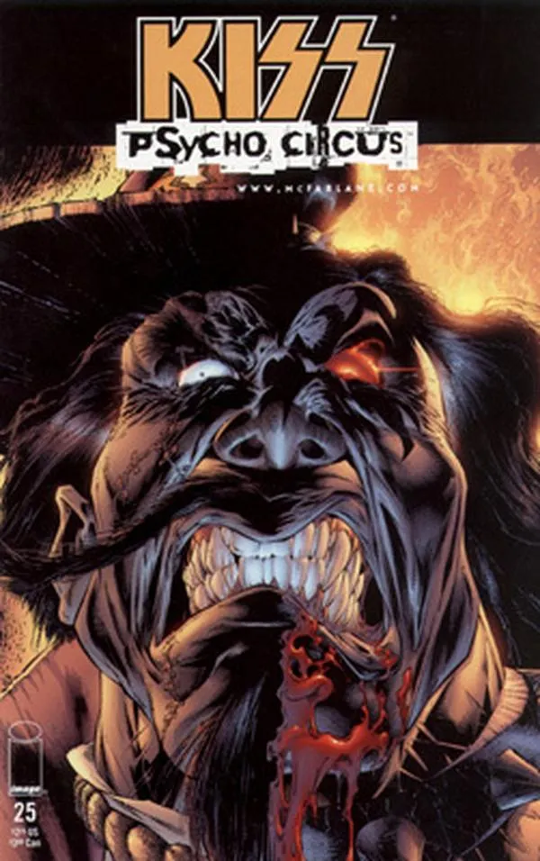 Cover of Kiss: Psycho Circus #25