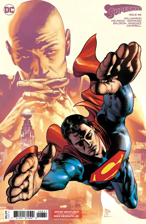 Cover of Superman #8 (851)