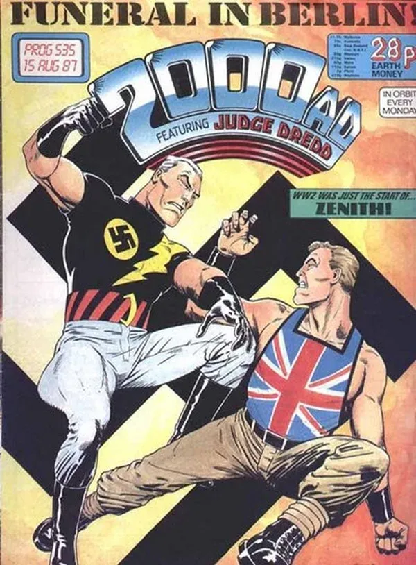 Cover of 2000 AD #535