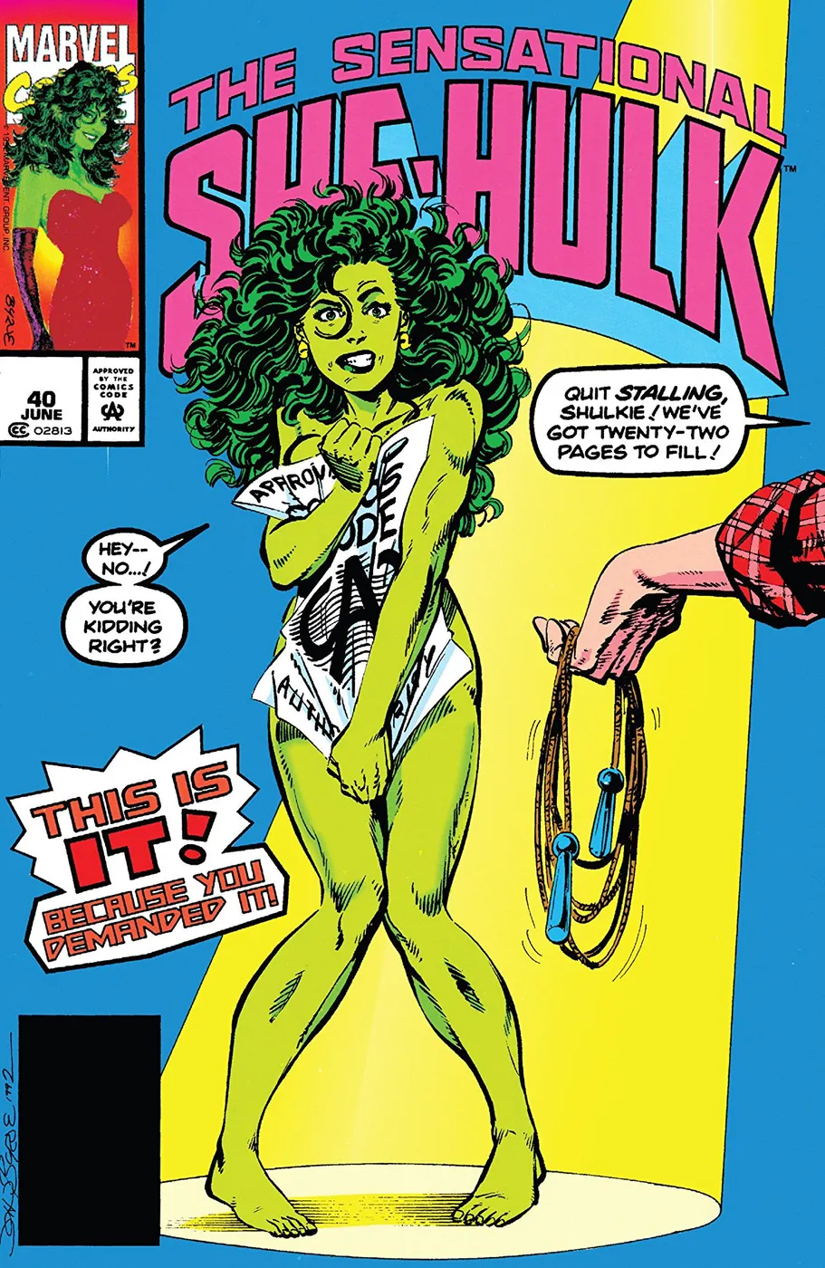 Cover of The Sensational She-Hulk #40