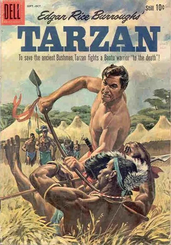 Cover of Edgar Rice Burroughs' Tarzan #120