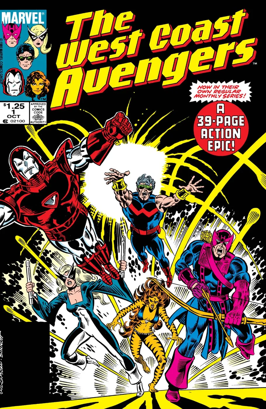 Cover of West Coast Avengers #1