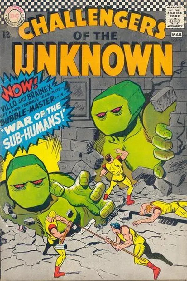 Cover of Challengers of the Unknown #54