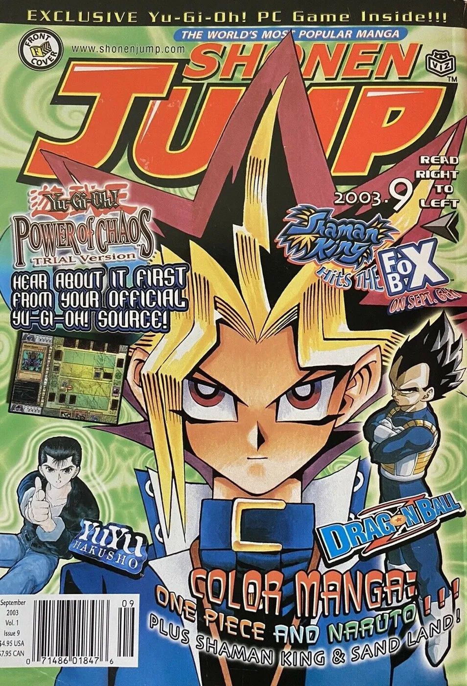 Cover of Shonen Jump #9 (93)