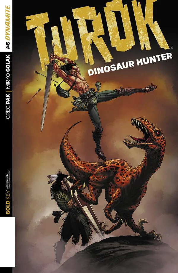 Cover of Turok: Dinosaur Hunter #5
