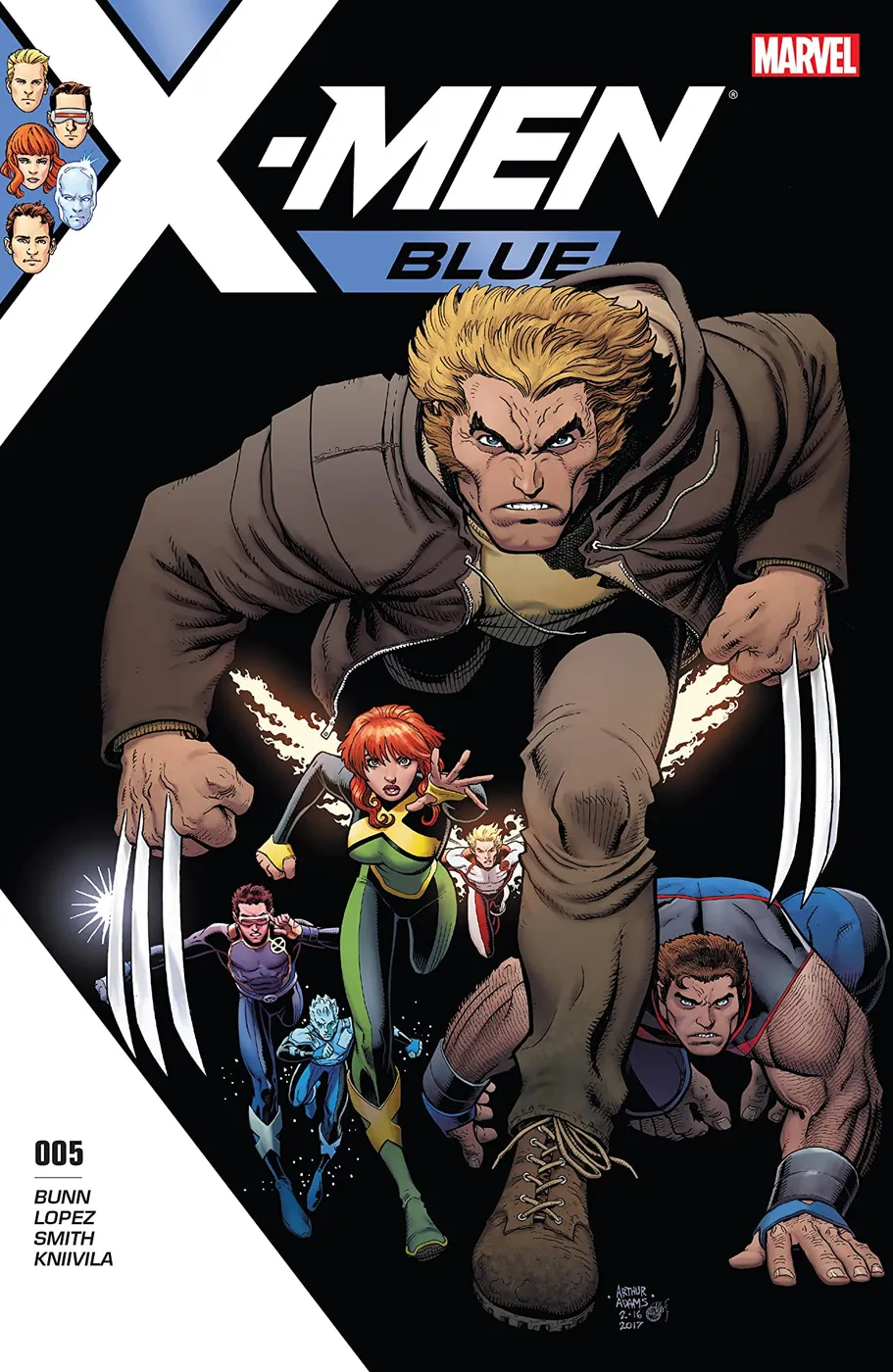 Cover of X-Men: Blue #5