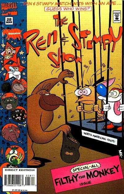 Cover of The Ren & Stimpy Show #28