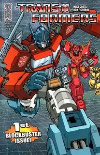 Cover of The Transformers #1