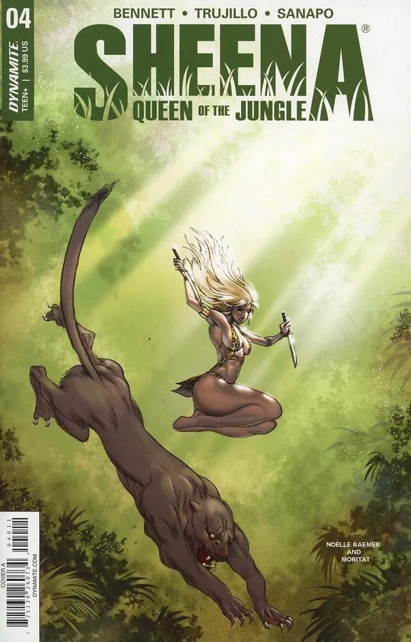 Cover of Sheena Queen of the Jungle #4
