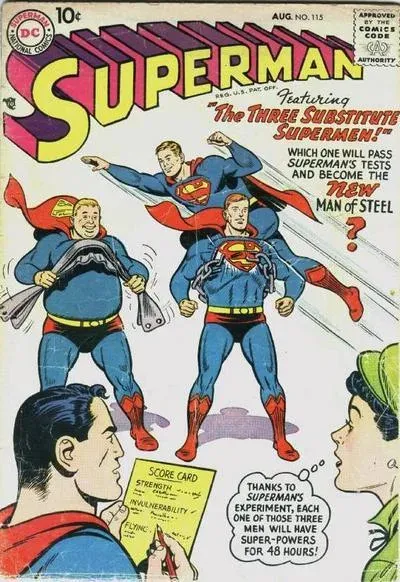 Cover of Superman #115