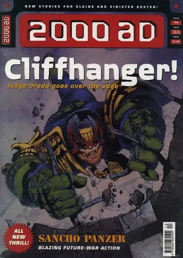 Cover of 2000 AD #1112