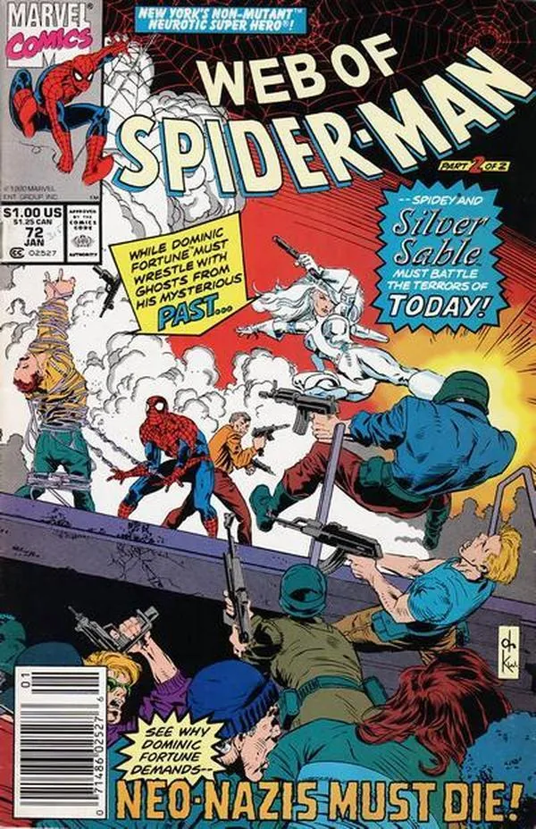 Cover of Web of Spider-Man #72