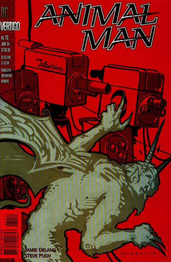 Cover of Animal Man #72