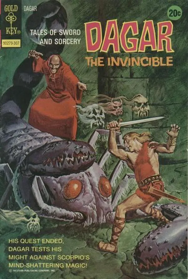 Cover of Tales of Sword and Sorcery Dagar the Invincible #4
