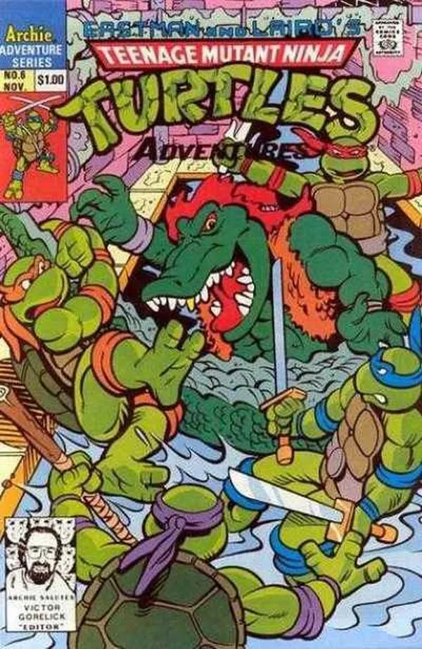 Cover of Teenage Mutant Ninja Turtles Adventures #6