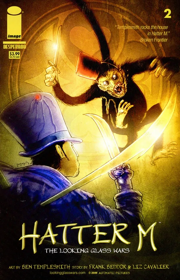 Cover of The Looking Glass Wars: Hatter M #2