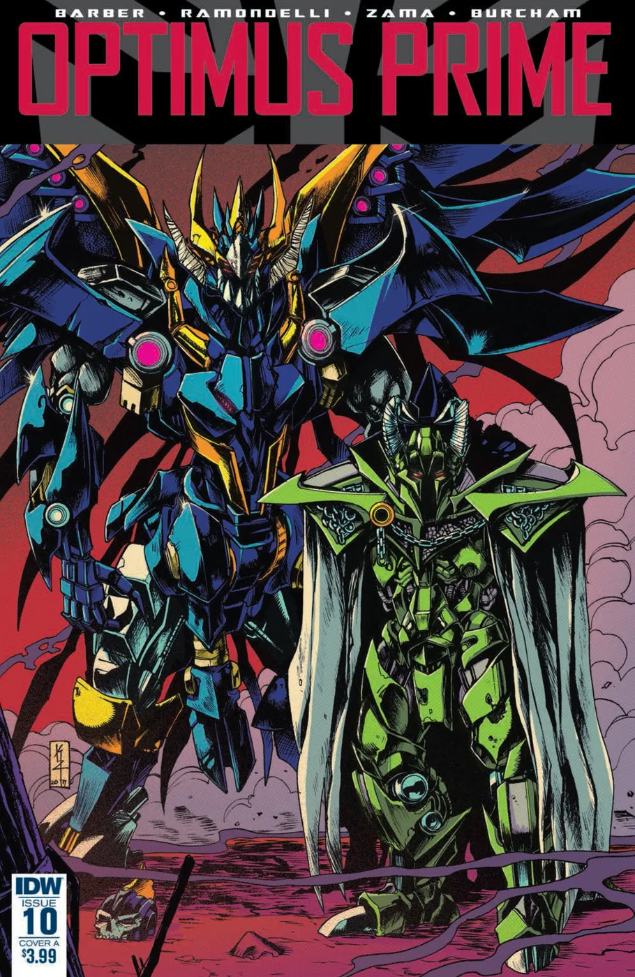 Cover of Optimus Prime #10