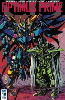 Cover of Optimus Prime #10