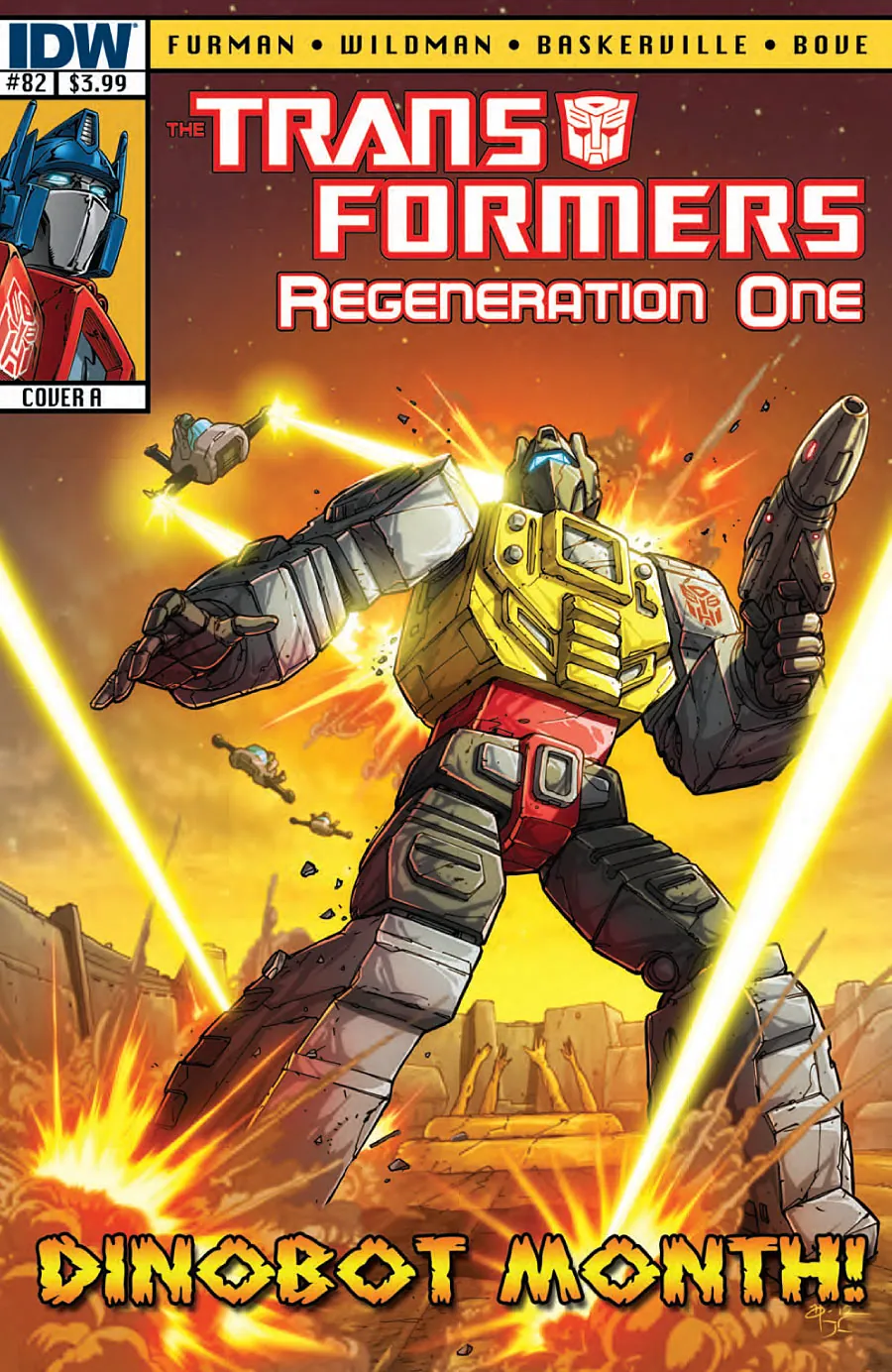 Cover of Transformers: Regeneration One #82