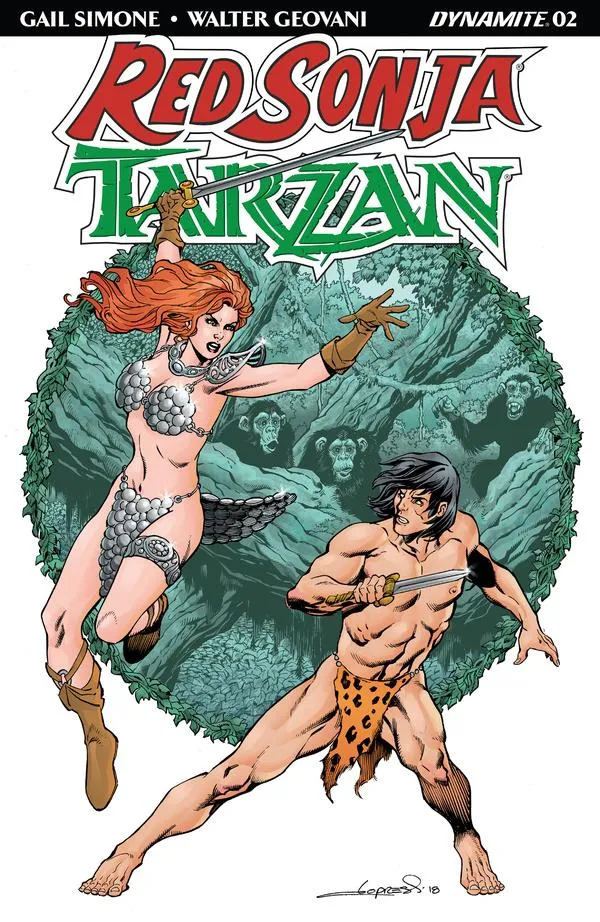 Cover of Red Sonja / Tarzan #2