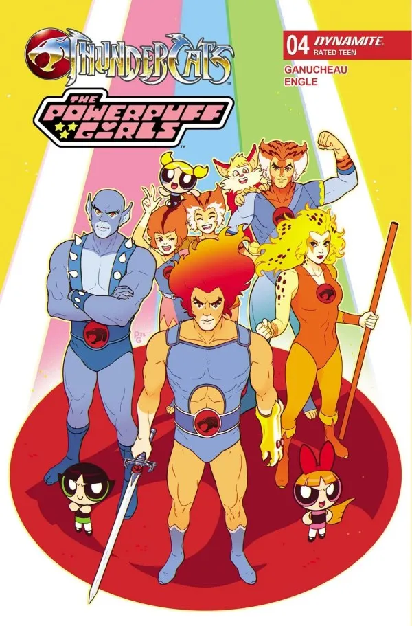 Cover of ThunderCats The Powerpuff Girls #4