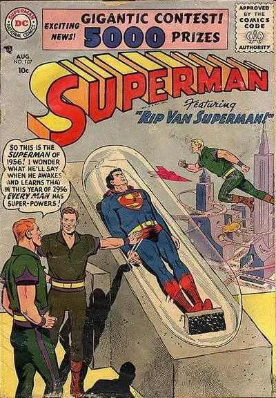 Cover of Superman #107