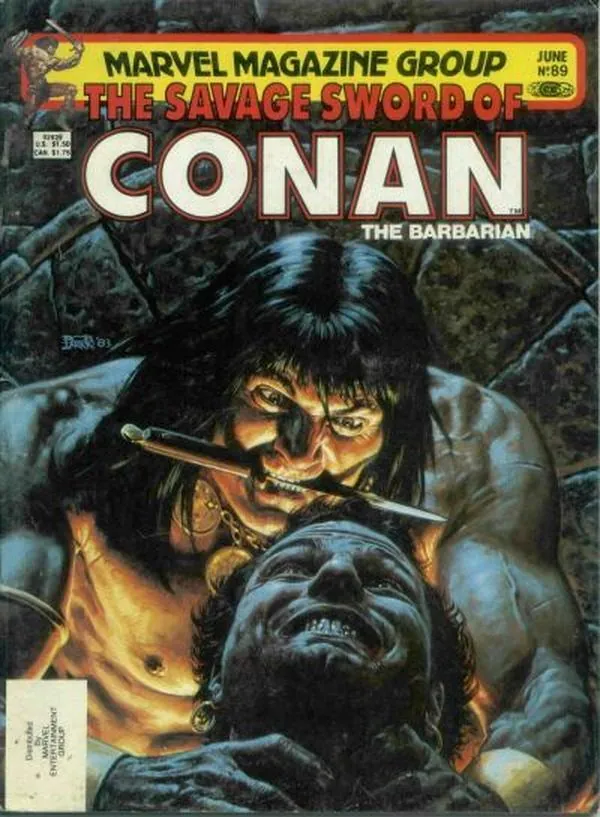 Cover of The Savage Sword of Conan #89