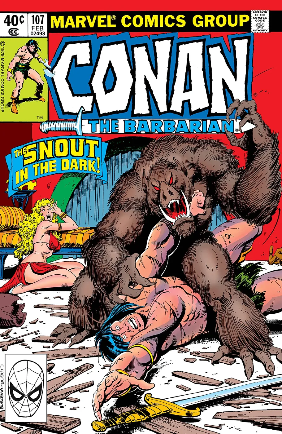 Cover of Conan the Barbarian #107
