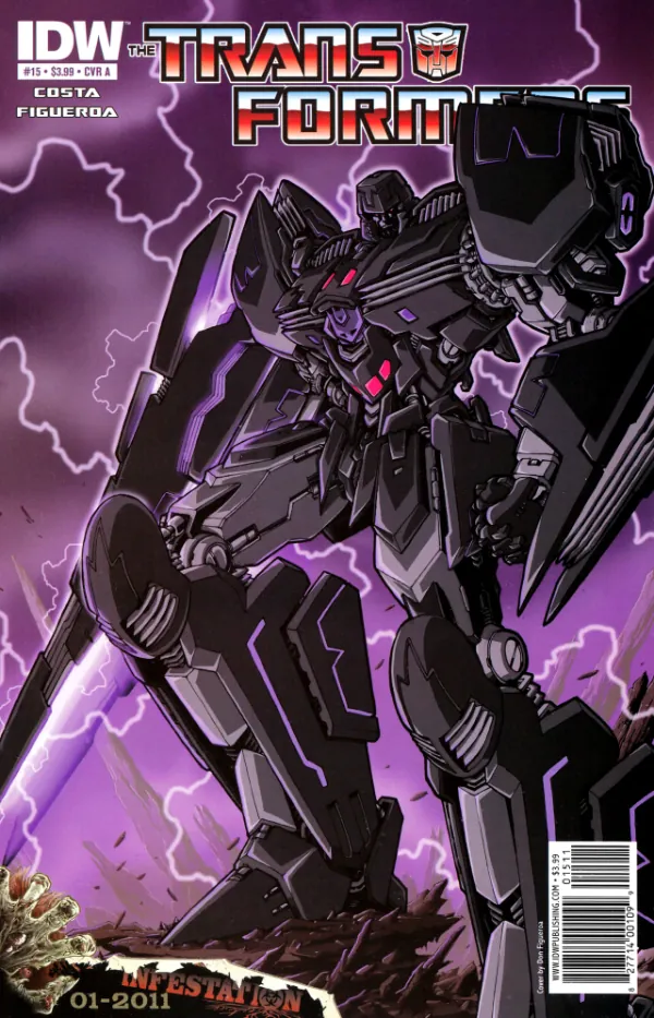 Cover of The Transformers #15