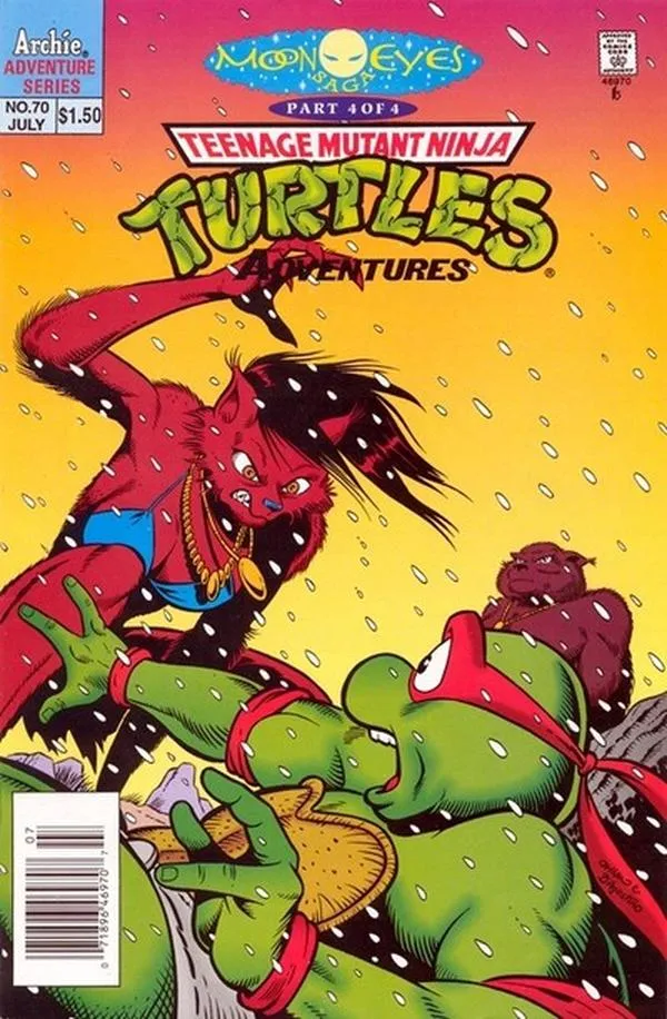 Cover of Teenage Mutant Ninja Turtles Adventures #70