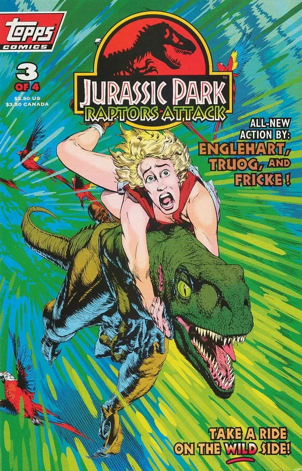 Cover of Jurassic Park: Raptors Attack #3