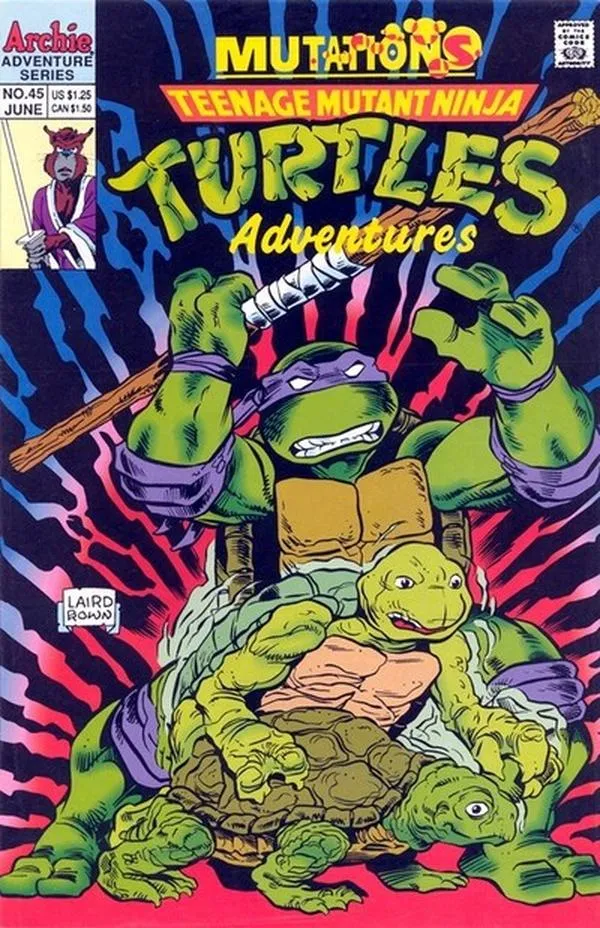 Cover of Teenage Mutant Ninja Turtles Adventures #45